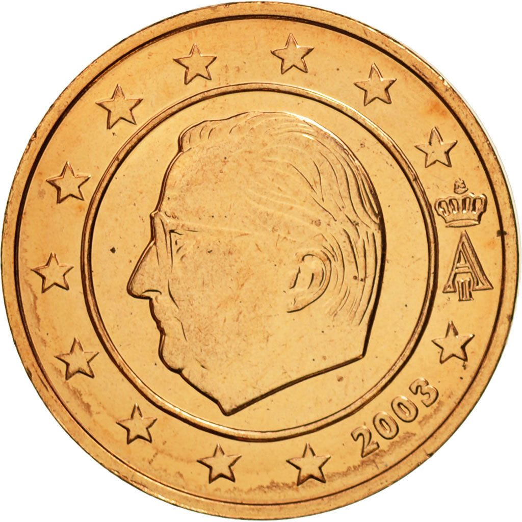 Belgium, 2 Euro Cent, 2003, MS(65-70), Copper Plated Steel, KM:225
