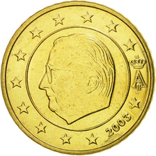 Belgium, 50 Euro Cent, 2003, MS(65-70), Brass, KM:229
