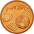 REPUBLIKA IRLANDII, 5 Euro Cent, 2003, Sandyford, MS(65-70), Miedź platerowana