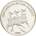 Moneta, San Marino, 500 Lire, 1992, FDC, Argento, KM:276