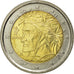 Italia, 2 Euro, 2002, FDC, Bimetálico, KM:217