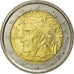 Italy, 2 Euro, 2002, MS(65-70), Bi-Metallic, KM:217