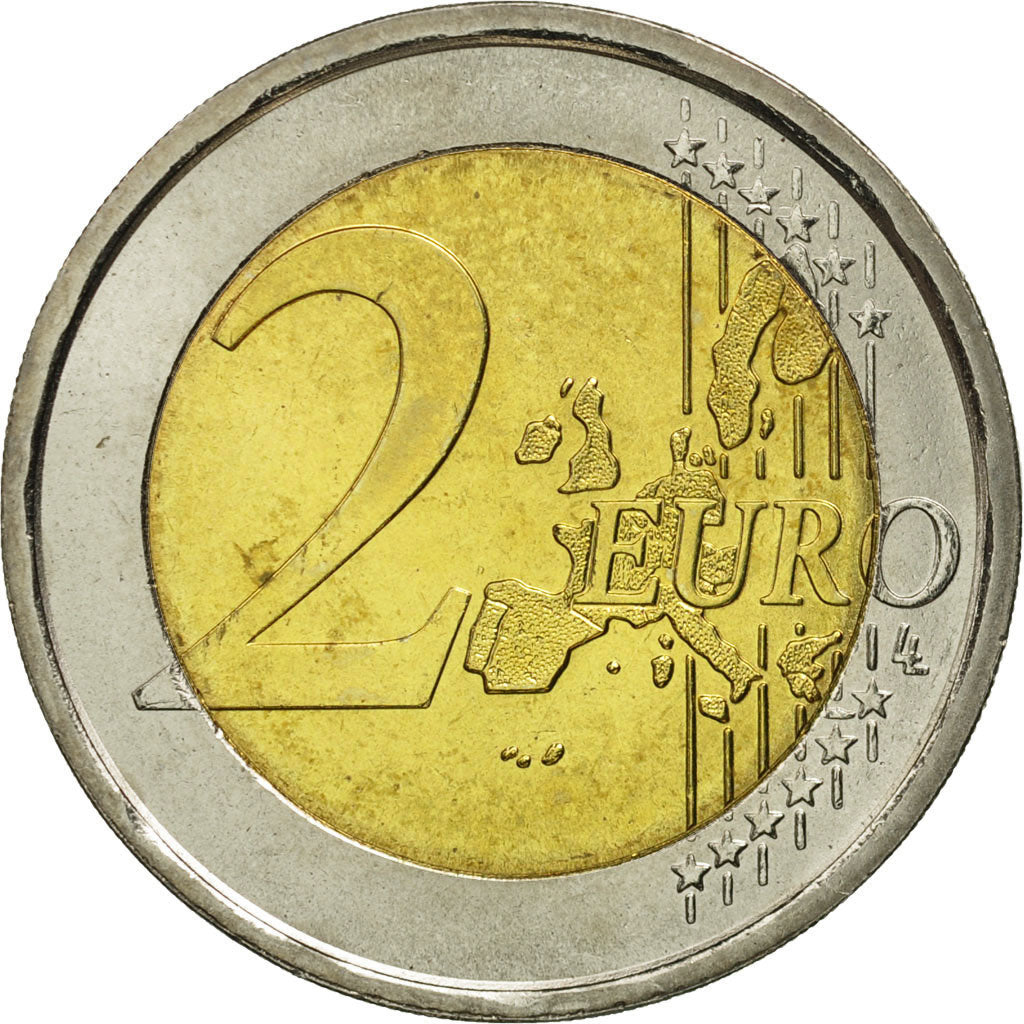 San Marino, 2 Euro, 2002, MS(65-70), Bi-Metallic, KM:447