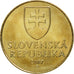 Moneta, Slovacchia, Koruna, 2007, FDC, Acciaio placcato in bronzo, KM:12