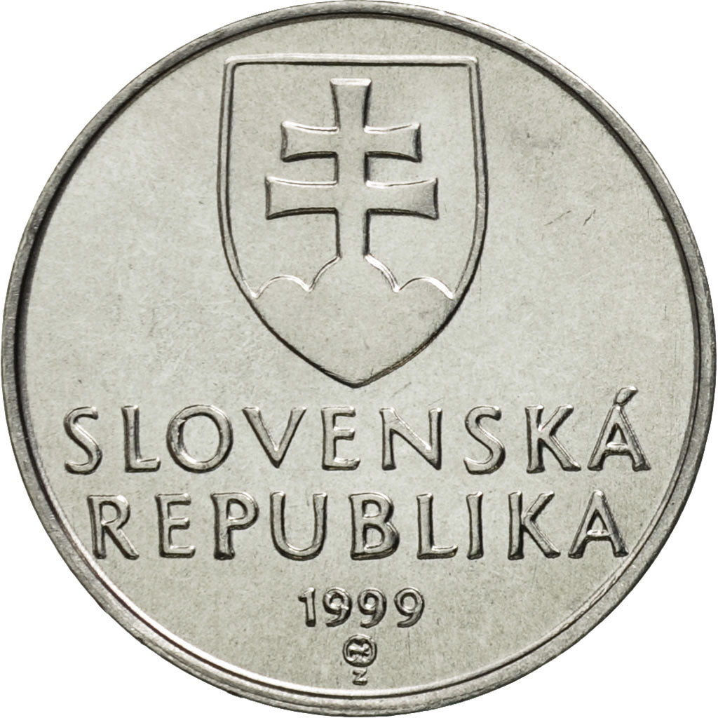 Munten, Slowakije, 10 Halierov, 1999, FDC, Aluminium, KM:17