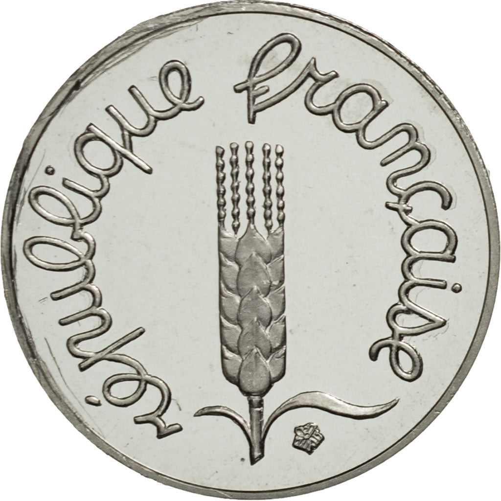 France, Épi, Centime, PROOF, 1996, Paris, MS(65-70), Stainless Steel, KM:928