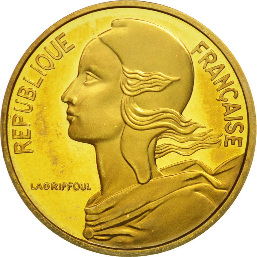 France, Marianne, 5 Centimes, PROOF, 1996, MS(65-70), Aluminum-Bronze, KM:933