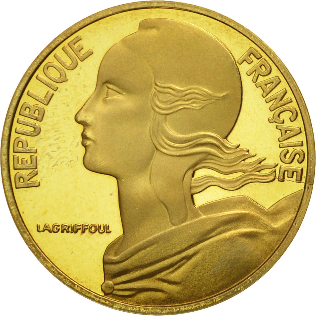 France, Marianne, 10 Centimes, PROOF, 1996, MS(65-70), Aluminum-Bronze, KM:929