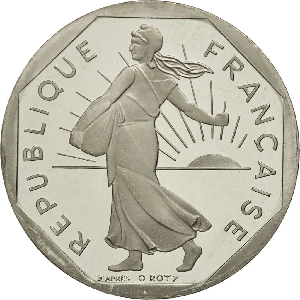 Coin, France, Semeuse, 2 Francs, 1996, Paris, MS(65-70), Nickel, KM:942.2