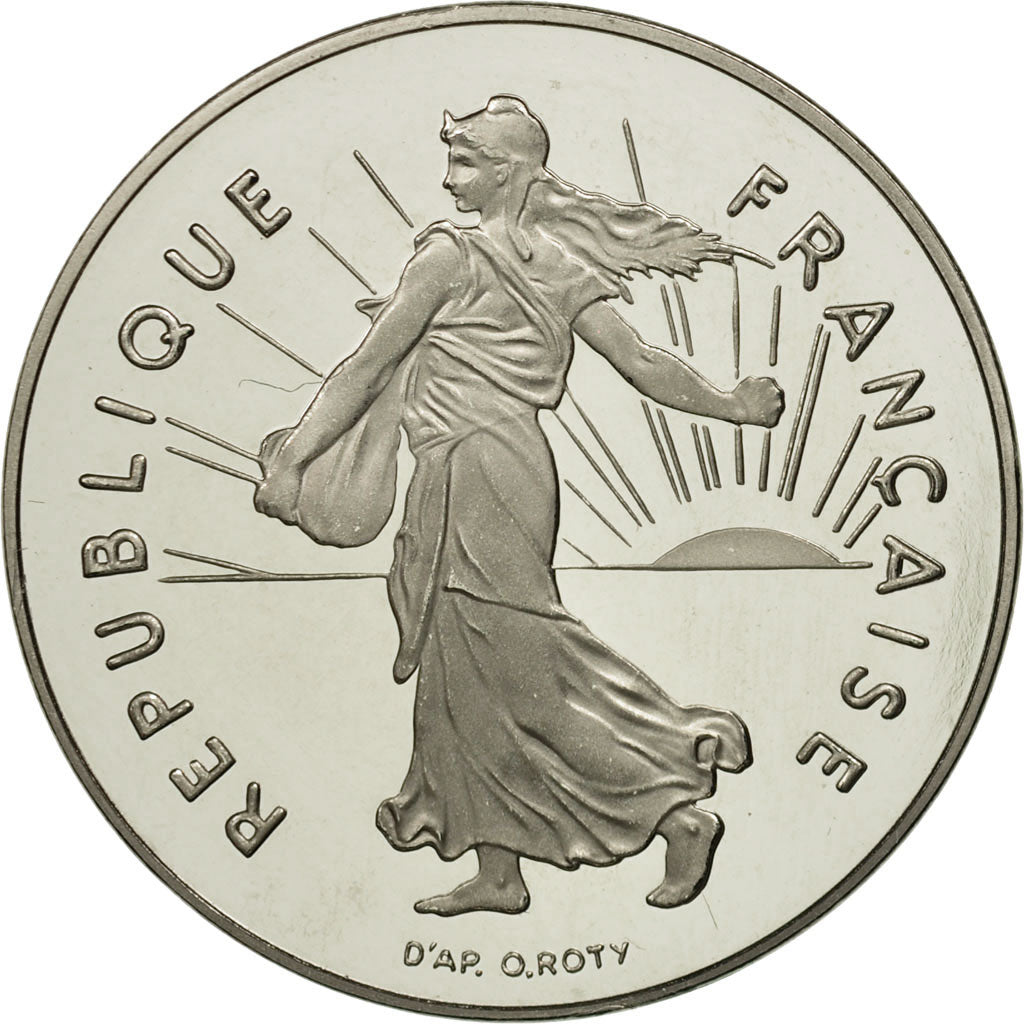 France, Semeuse, 5 Francs, PROOF, 1996, MS(65-70), Nickel Clad Copper-Nickel