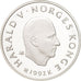NORWAY, 100 Kroner, 1992, KM #441, MS(65-70), Silver, 33.61