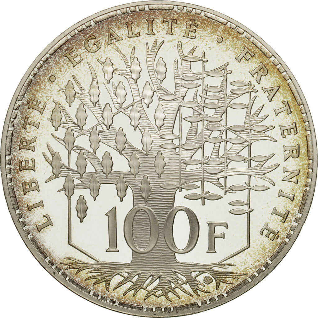 France, Panthéon, 100 Francs, PROOF, 1996, Paris, MS(65-70), Silver, KM:951.1
