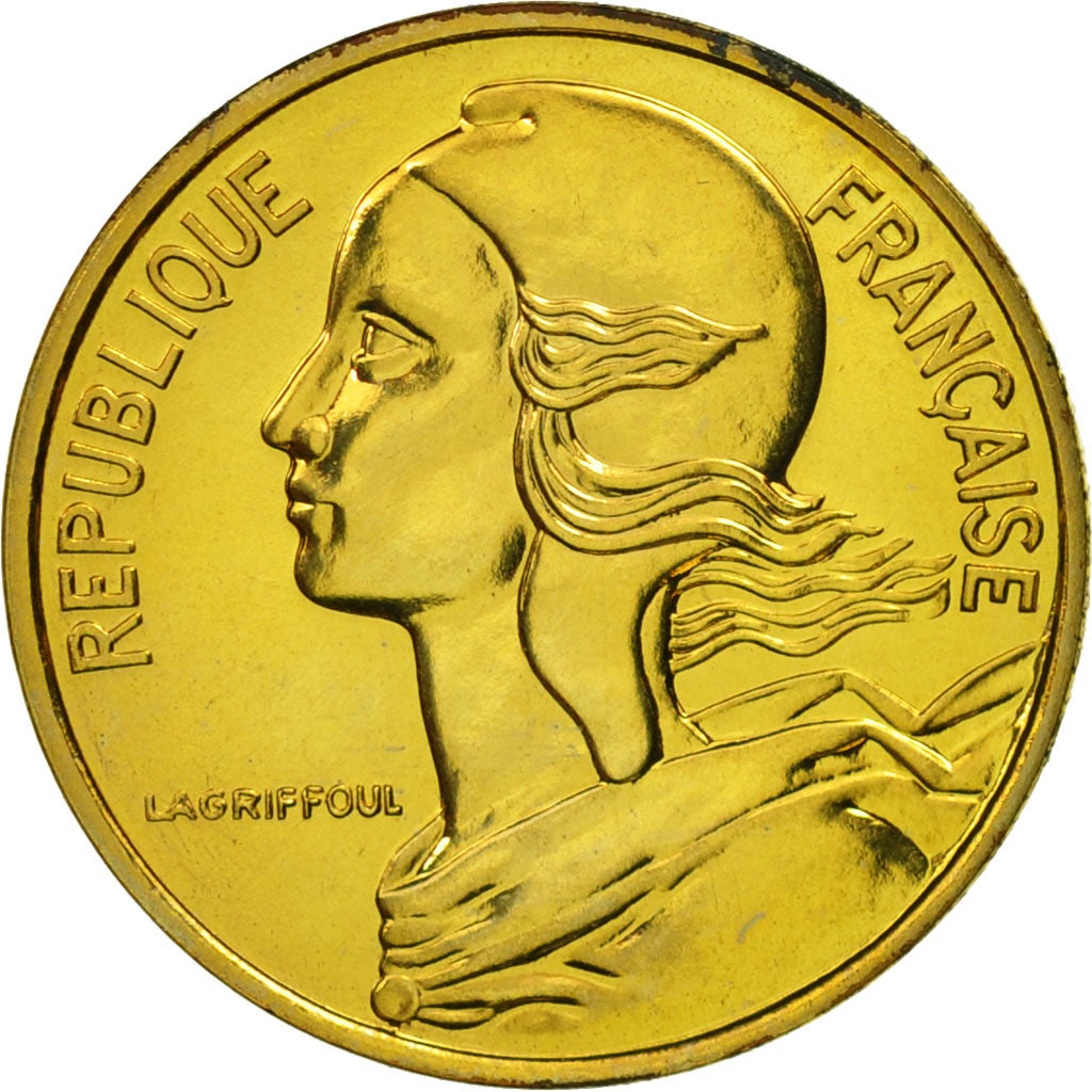 Coin, France, Marianne, 5 Centimes, 1988, Paris, MS(65-70), Aluminum-Bronze