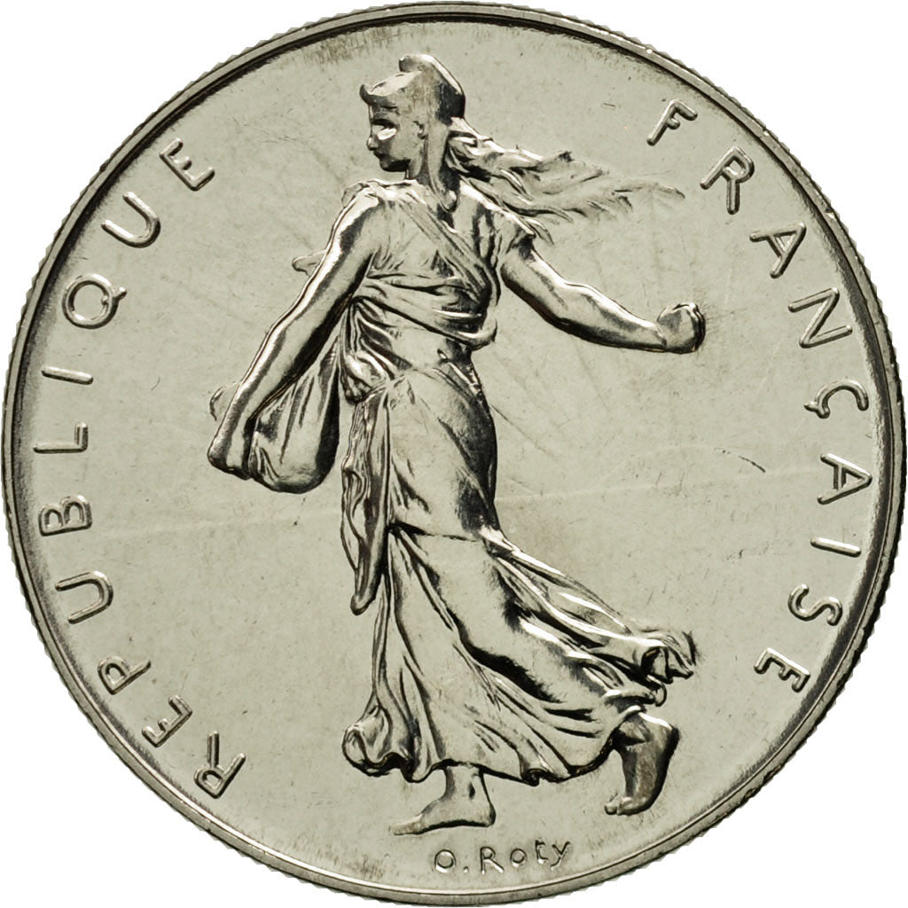 Coin, France, Semeuse, Franc, 1988, Paris, MS(65-70), Nickel, KM:925.1