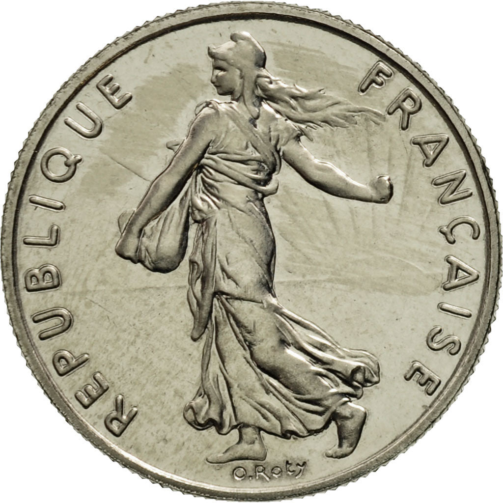 Coin, France, Semeuse, 1/2 Franc, 1988, Paris, MS(65-70), Nickel, KM:931.1