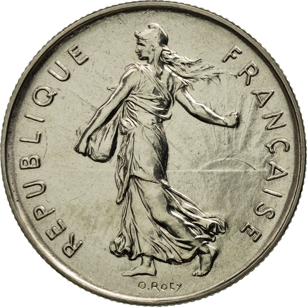 Coin, France, Semeuse, 5 Francs, 1988, Paris, MS(65-70), Nickel Clad