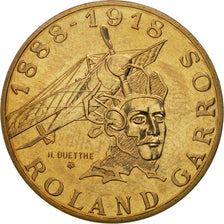 Coin, France, Roland Garros, 10 Francs, 1988, Paris, MS(65-70), Aluminum-Bronze