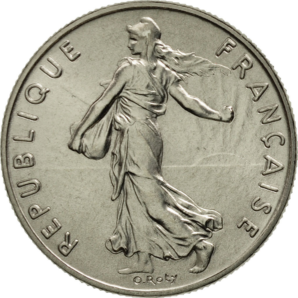 Moneta, Francia, Semeuse, 1/2 Franc, 1987, Paris, FDC, Nichel, KM:931.1