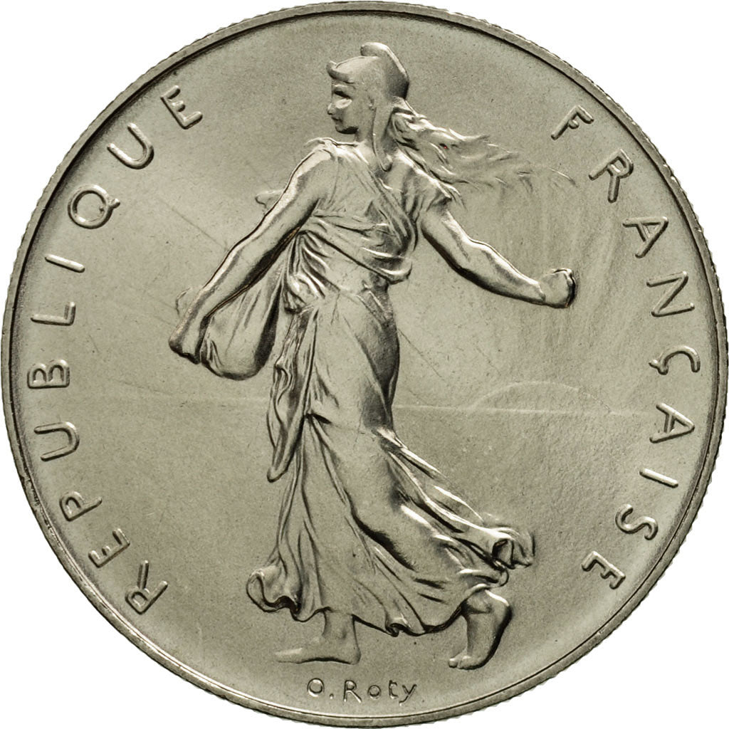 Coin, France, Semeuse, Franc, 1987, Paris, MS(65-70), Nickel, KM:925.1