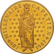 Coin, France, Hugues Capet, 10 Francs, 1987, Paris, MS(65-70), Silver, KM:961