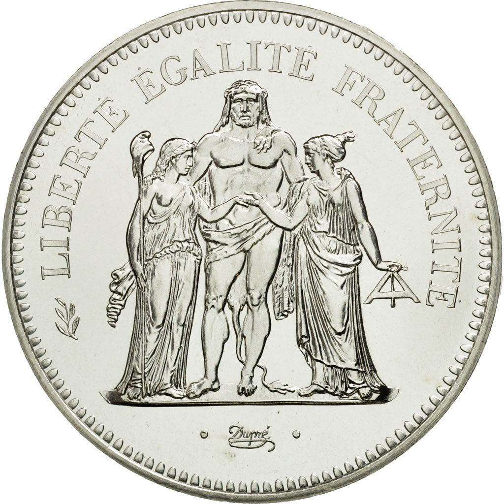 Münze, Frankreich, Hercule, 50 Francs, 1974, Paris, STGL, Silber, KM:941.1