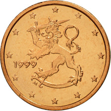 Finlande, 2 Euro Cent, 1999, FDC, Copper Plated Steel, KM:99