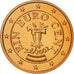 Austria, Euro Cent, 2002, MS(65-70), Copper Plated Steel, KM:3082