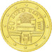 Autriche, 50 Euro Cent, 2002, FDC, Laiton, KM:3087