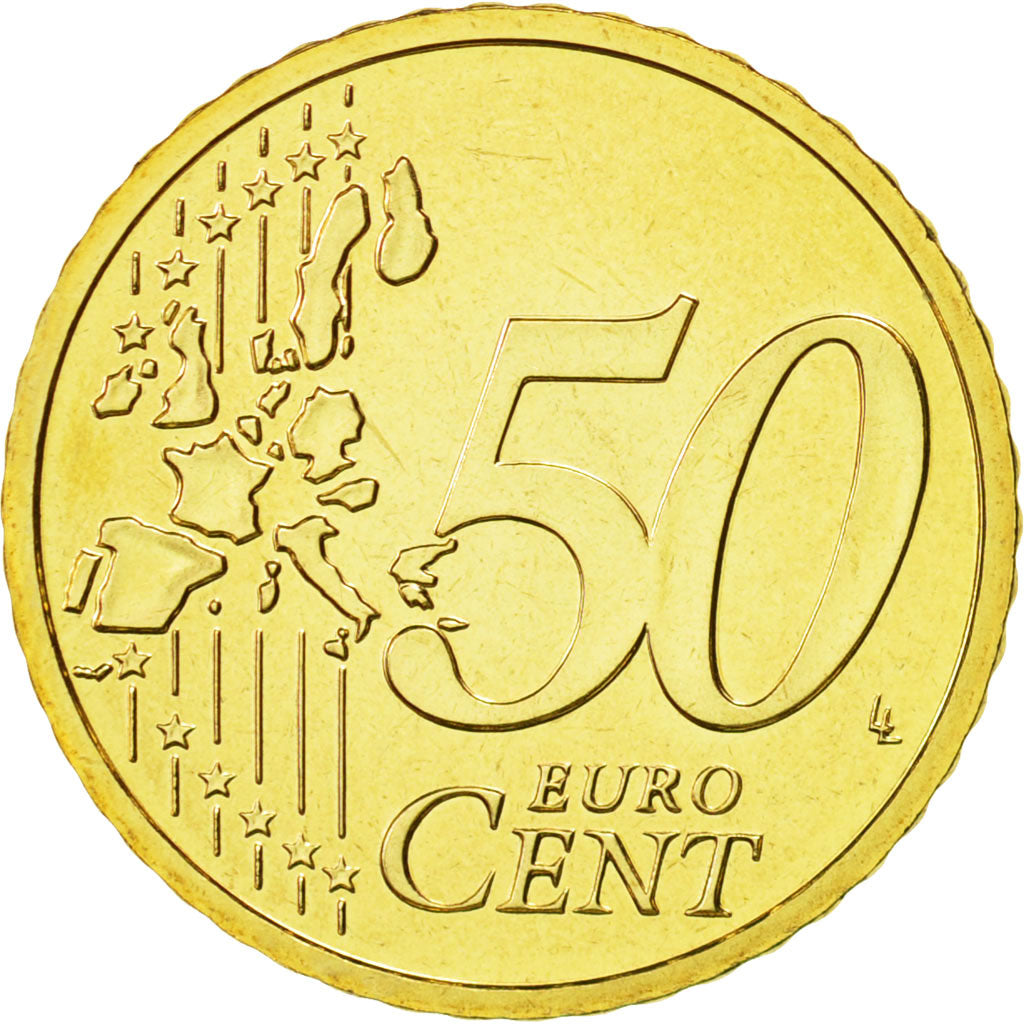 Österreich, 50 Euro Cent, 2002, STGL, Messing, KM:3087