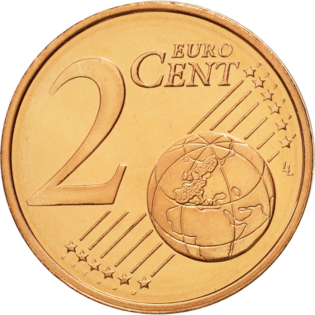 Finland, 2 Euro Cent, 2002, MS(65-70), Copper Plated Steel, KM:99