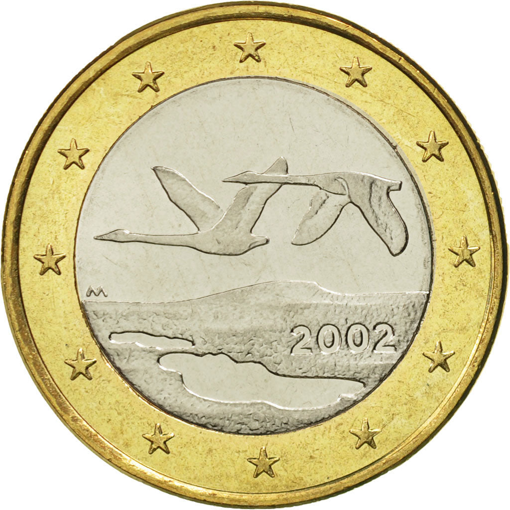 Finland, Euro, 2002, MS(65-70), Bi-Metallic, KM:104