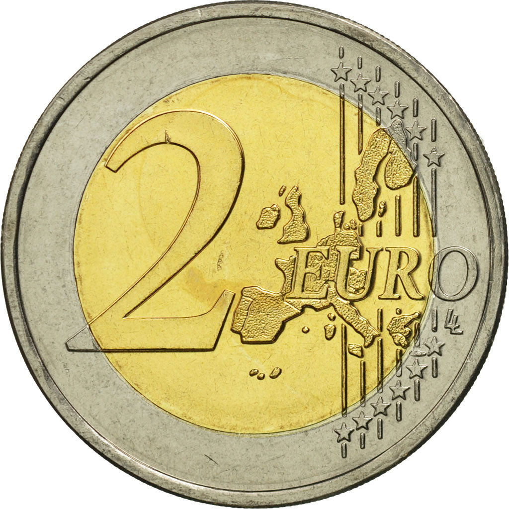 Netherlands, 2 Euro, 1999, MS(65-70), Bi-Metallic, KM:241