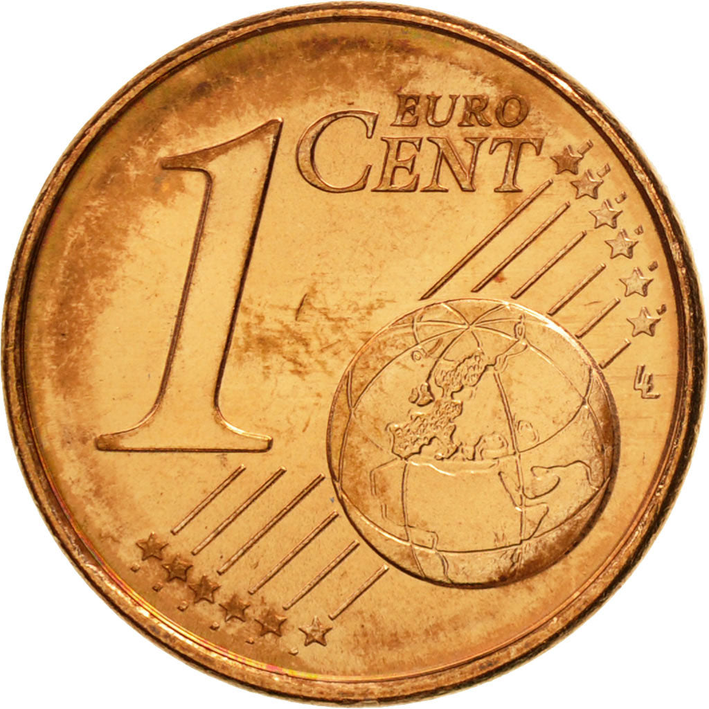 Paesi Bassi, Euro Cent, 2001, FDC, Acciaio placcato rame, KM:234