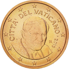 VATICAN CITY, 2 Euro Cent, 2013, MS(65-70), Copper Plated Steel, KM:376