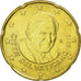 PAŃSTWO WATYKAŃSKIE, 20 Euro Cent, 2013, Rome, MS(65-70), Mosiądz, KM:386