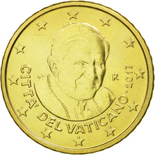 VATICAN CITY, 50 Euro Cent, 2013, MS(65-70), Brass, KM:387