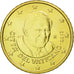 VATICAN CITY, 50 Euro Cent, 2013, MS(65-70), Brass, KM:387