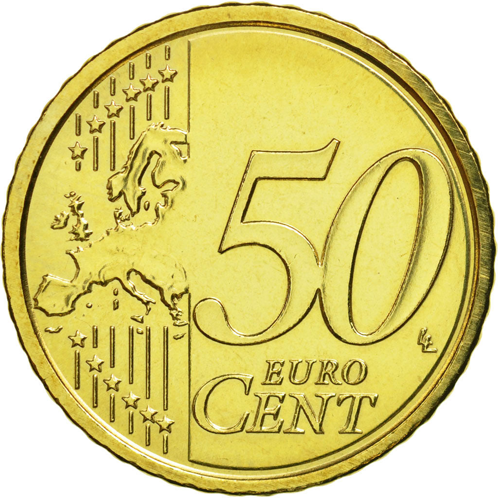 VATICAN CITY, 50 Euro Cent, 2013, MS(65-70), Brass, KM:387