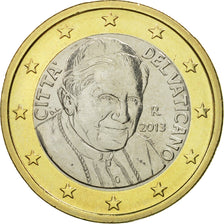 VATICAN CITY, Euro, 2013, MS(65-70), Bi-Metallic, KM:388
