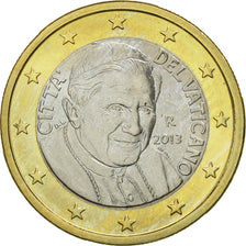 VATICAN CITY, Euro, 2013, MS(65-70), Bi-Metallic, KM:388