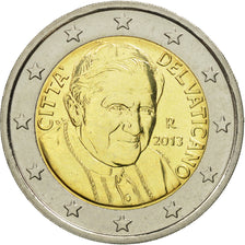VATICAN CITY, 2 Euro, 2013, MS(65-70), Bi-Metallic, KM:389