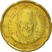 PAŃSTWO WATYKAŃSKIE, 20 Euro Cent, 2014, Rome, MS(65-70), Mosiądz
