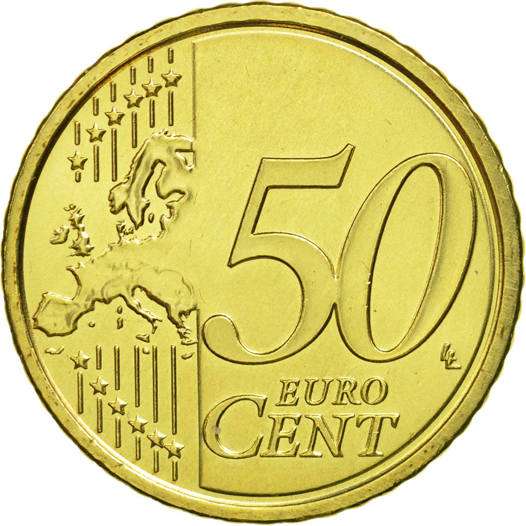 VATICAN CITY, 50 Euro Cent, 2014, MS(65-70), Brass