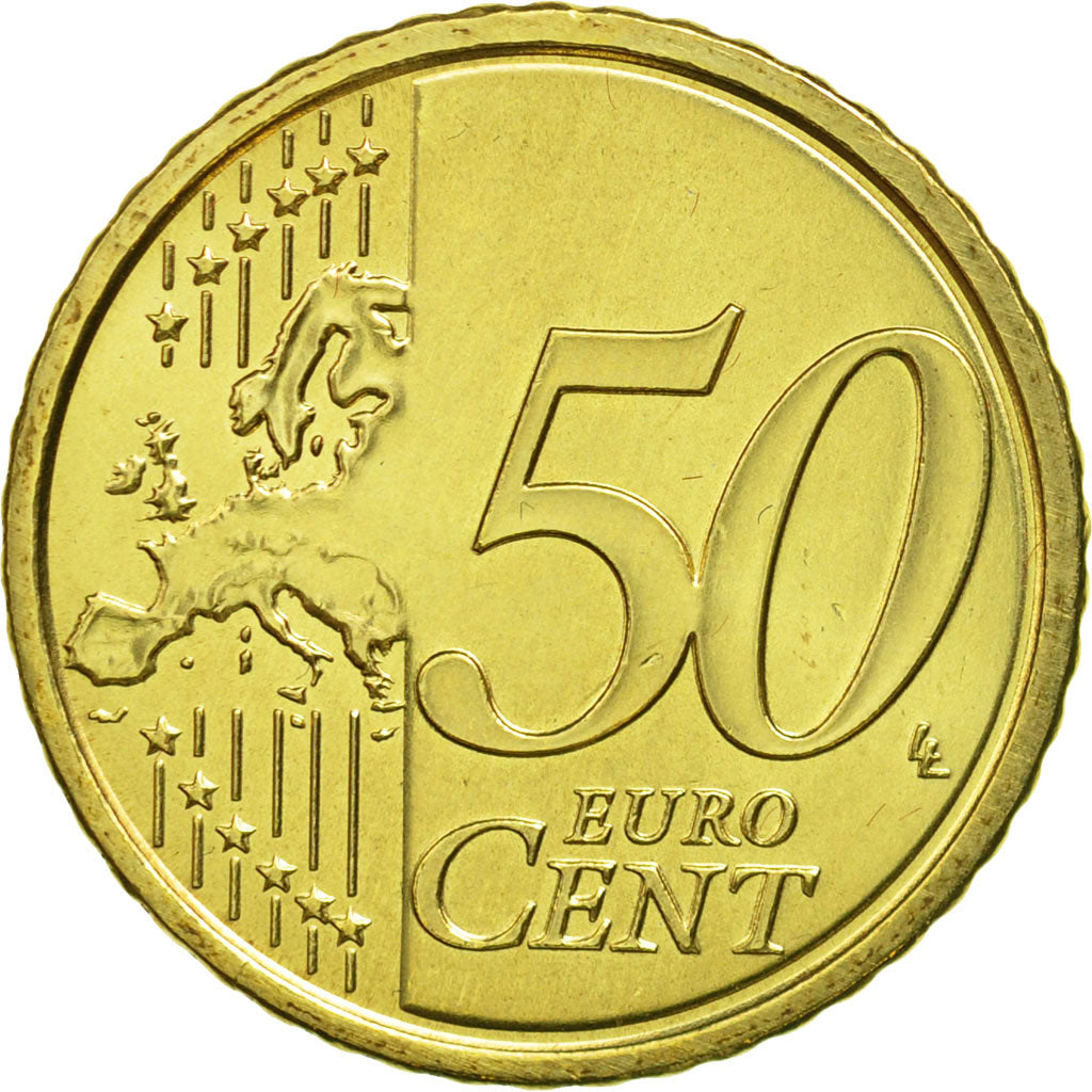 VATICAN CITY, 50 Euro Cent, 2014, MS(65-70), Brass
