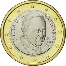 Cité du Vatican, 1 Euro, 2014, FDC, Bi-Metallic