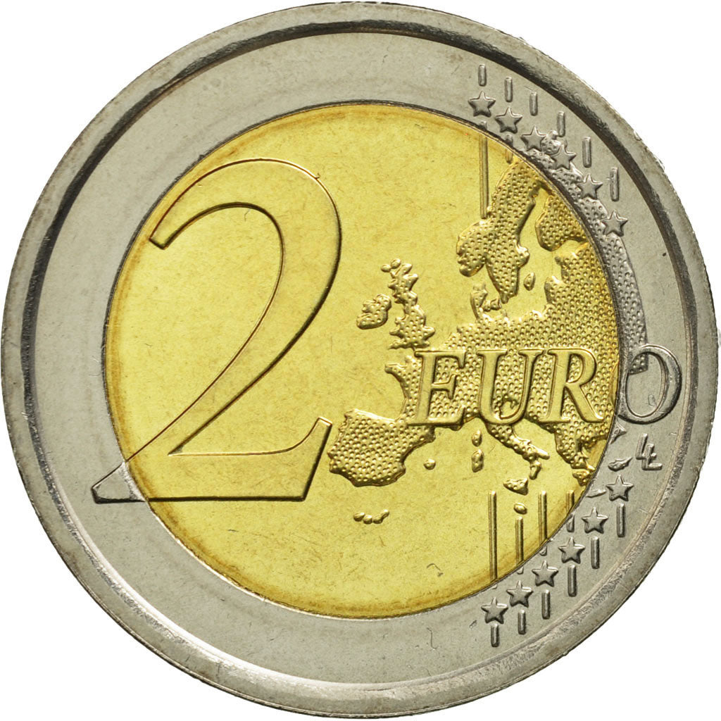 VATICAN CITY, 2 Euro, 2014, MS(65-70), Bi-Metallic