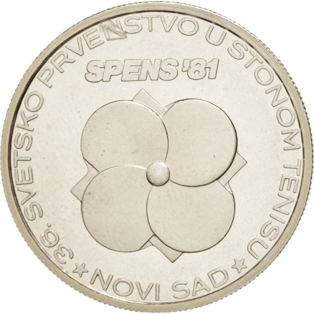 Moneda, Yugoslavia, 500 Dinara, 1981, FDC, Plata, KM:80