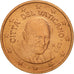 VATICAN CITY, 2 Euro Cent, 2010, MS(65-70), Copper Plated Steel, KM:376
