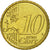 PAŃSTWO WATYKAŃSKIE, 10 Euro Cent, 2010, Rome, MS(65-70), Mosiądz, KM:385
