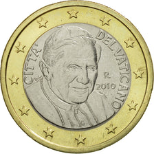 VATICAN CITY, Euro, 2010, MS(65-70), Bi-Metallic, KM:388